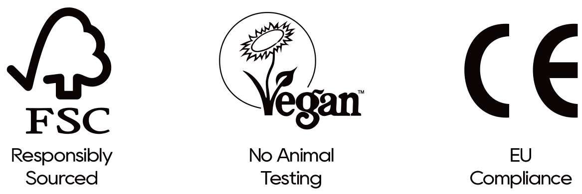 FSC / Vegan / CE